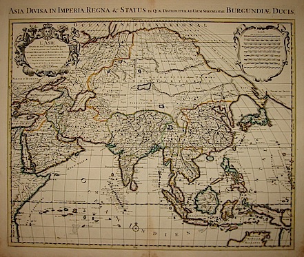 De l'Isle Guillaume (1675-1726) L'Asie divisée en ses principales regions... s.d. (1730 ca.) Amsterdam 